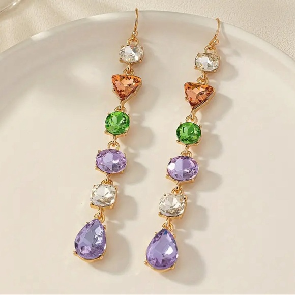 Jewelry - Rhinestone Dangle Earrings